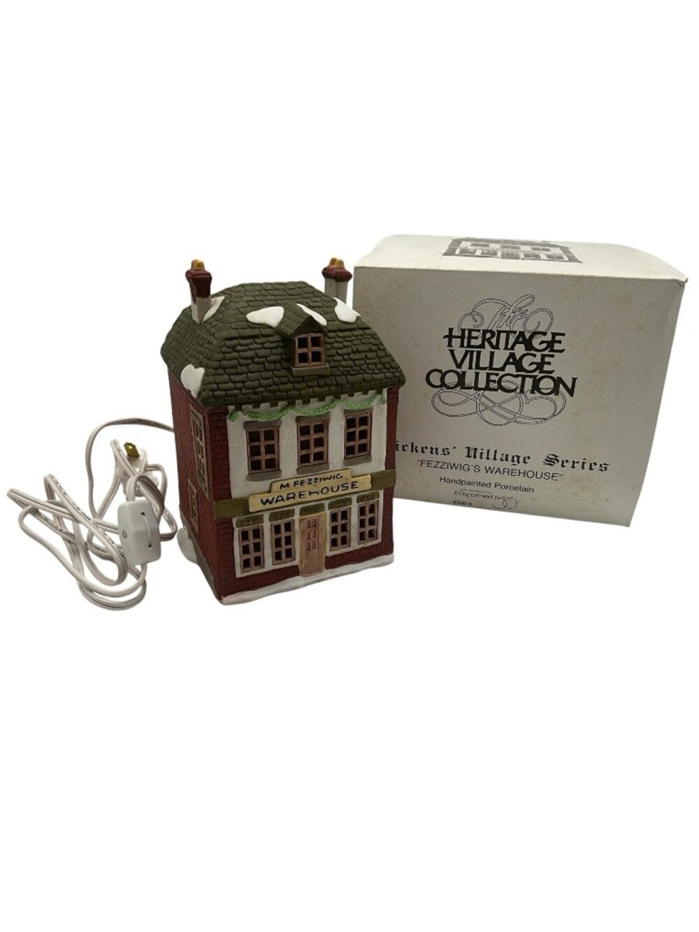 Dept. 56 Dickens' Village Series Fezziwig's Warehouse Christmas Decor Village